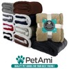 PetAmi Premium Waterproof Soft Sherpa Pet Blanket by Cozy, Comfortable,