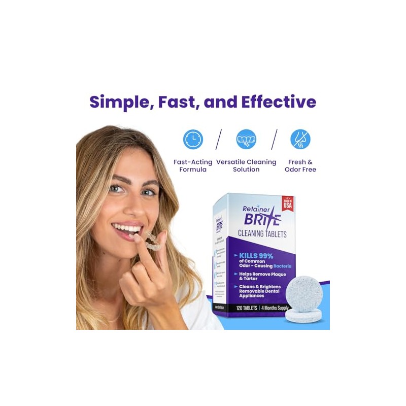 Retainer Brite 96 Tablets (3 Months Supply)