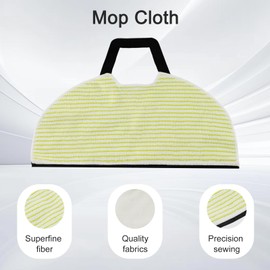 Washable Reusable Microfiber Mop Pads Replacement for Shark RV2610WA AV2610WA RV2620WD RV2610WFUS RV2410WD 2- in-1 Robot Vacuum(4 PACK)