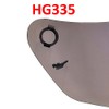 1Storm Motorcycle Dual Visor Full Face Helmet Shield for Helmet