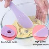 One Piece Durable Non-Stick Rubber Spatulas Baking High Heat Resistant