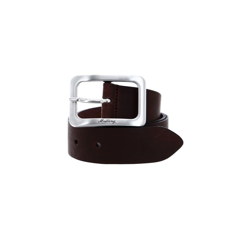 MUSTANG Women's Leather Belt 3.5 W75 Dark Brown, dark brown