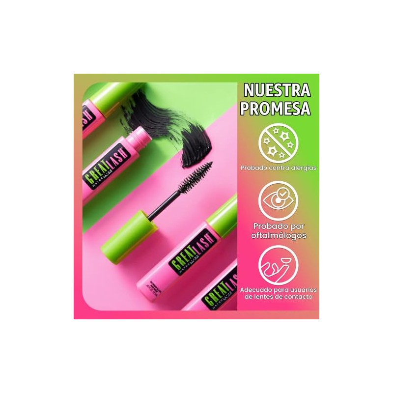 Maybelline Great Lash Blackest Black, .43 ml