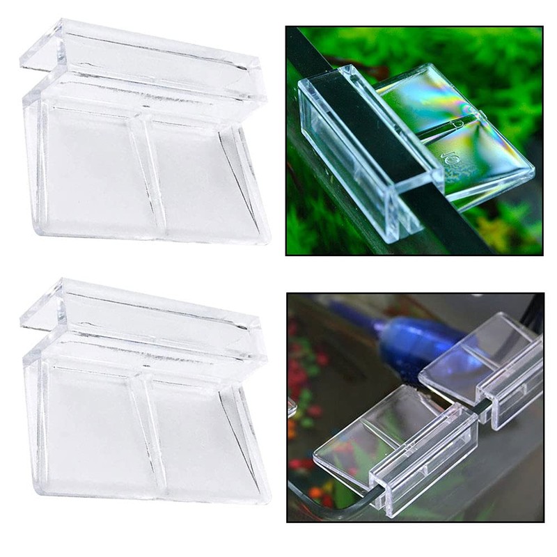 8 Pieces 0.5 inch (12 mm) Aquarium Glass Lid Receptor,