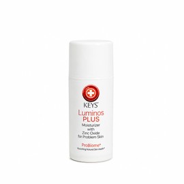 Keys Luminos PLUS with Zinc Oxide- Natural Sun Protection Lotion, ProBiome Daily Moisturizer for Problem Skin - Hypoallergenic, Makeup-Friendly Applic