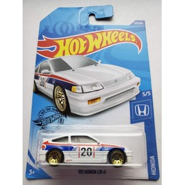 Hot Wheels 2020 Honda Series 5/5 - '88 Honda CR-X, White 123/250