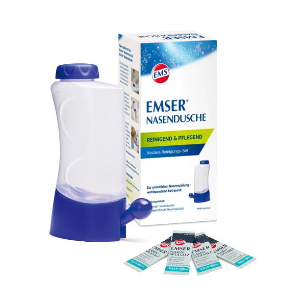 Emser Nasal Douche With 4 Bags Of Nasal Rinsing Salt