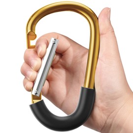 SURDOCA Stroller Hooks, Large Stroller Hooks for Bags, Universal Stroller Clips and Hooks, Mommy Hook for Stroller Heavy Duty, Stroller Accessories for Mom