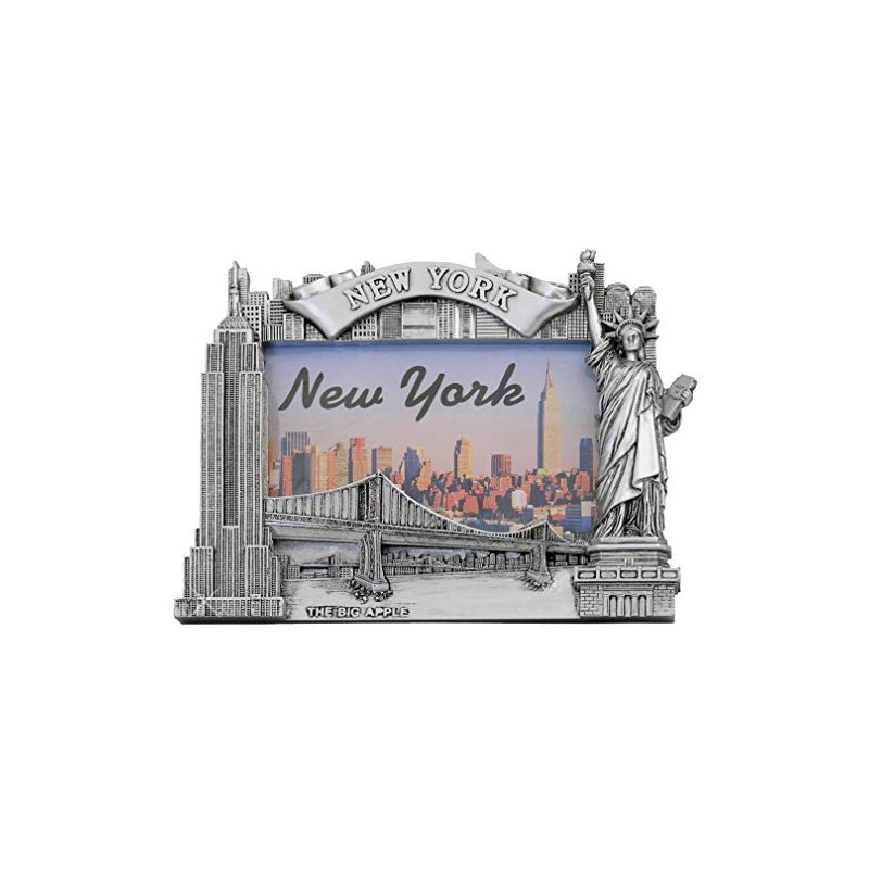 New York Picture Frame -Poly Silver, New York Picture Frames,