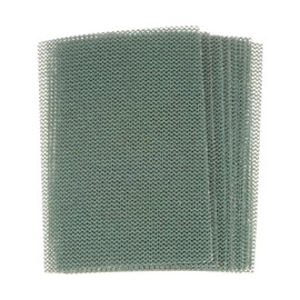 HARFINGTON 10pcs 120 Grits Mesh Sanding Screen Sheets 3" x 4" Wet or Dry Sandpaper Dust Free Abrasive Pads for Car Wood Drywall Metal Polishing & Grinding