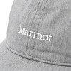Marmot 6 Panel Cap, HZ.GRAY, Free size