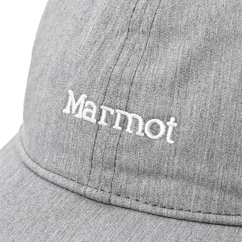 Marmot 6 Panel Cap, HZ.GRAY, Free size