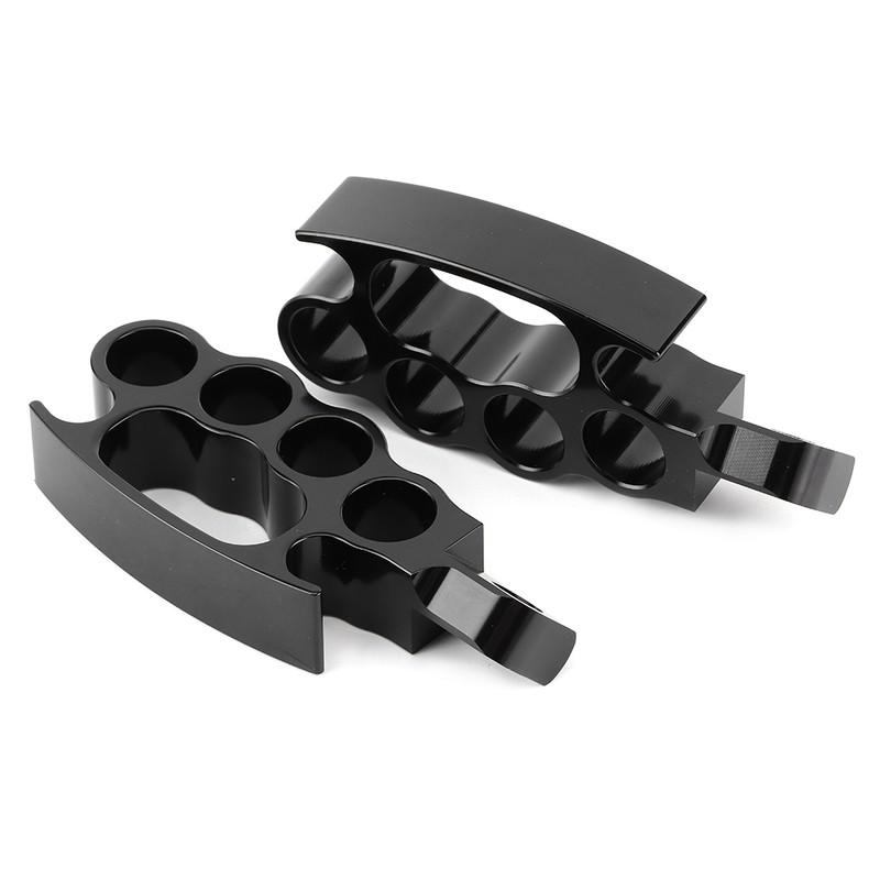 2pcs Aluminum Flying Knuckle Control Foot Peg Motorcycle Footrests Pedal