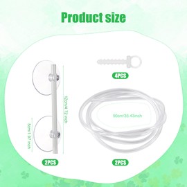 Aquarium Floating Plant Corral, Clear Plastic Floating Plant Fence for Aquarium Fish Tank Plant Fence Aquarium Fish Tank Accessories for Separating and Intercepting Floating Plants
