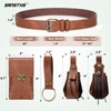 SANSTHS Renaissance Pouch - Medieval Festival or Pirate/Viking Belt Bag