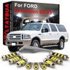 LED Interior Light Kit Package Replacement for FORD Excursion 2000