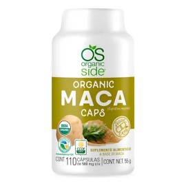 Maca Orgánica 110 Cápsulas Organic Side Vegetal