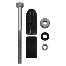 QGHAUC 9U-6891 Injector Sleeve Cup Remover Installer Tool Set Compatible with CAT Caterpillar C10 C12 C15 C-16 C-18 and 3406E Engines Heavy Duty Steel 4K-0367 128-7889 9U-7258 5P-8247(6 PCS)