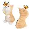 Solar Cat Yard Decor Decorative Light Cat Garden Sculpture Exquisite