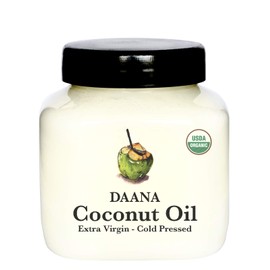 Daana Organic Coconut Oil for Skin: Extra Virgin, Cold Pressed (12 oz)