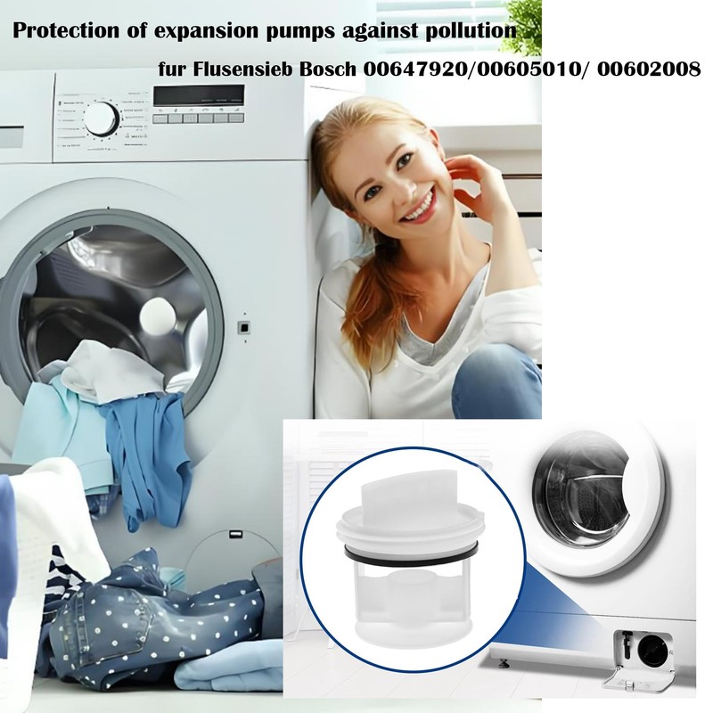 Lint Sieve Filter Filter Insert Compatible with Bosch Siemens Constructa