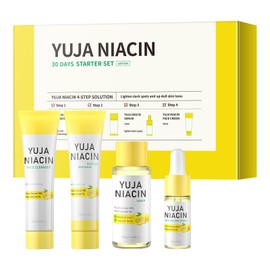 Skin Care Kit, Niacinamide Skin Care Set, Skin Care Routine Kit with Face Cleanser, Toner, Facial Serum, Face Cream, Travel Friendly Skincare Mini Set For Moisturizing Skin - 4PCS