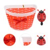 Garneck Children Bicycle Basket Bike Handlebar Bell Bicycle Front Basket