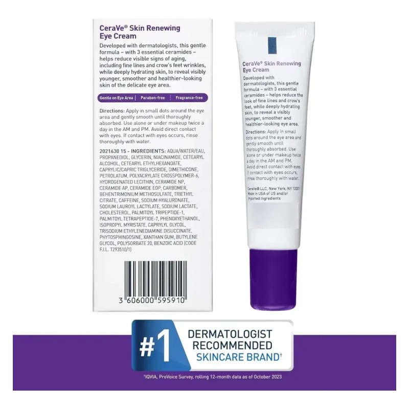 Cerave Crema Contorno De Ojos Renovadora 14.2g