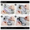 Sun-Star Stationery Pen Case Clear Pouch Mitte Gusset Light Black