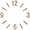 EXCEART Clock Numbers Set Wooden Arabic Numbers DIY Digital Clock