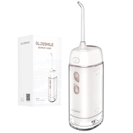 글로스마일 휴대용 워터핏 무선 핸디형 구강세정기 IPX7 1세트 화이트 GO100 Gloss Smile Portable Water Fit Wireless Handy Oral Irrigator IPX7 Set White GO100