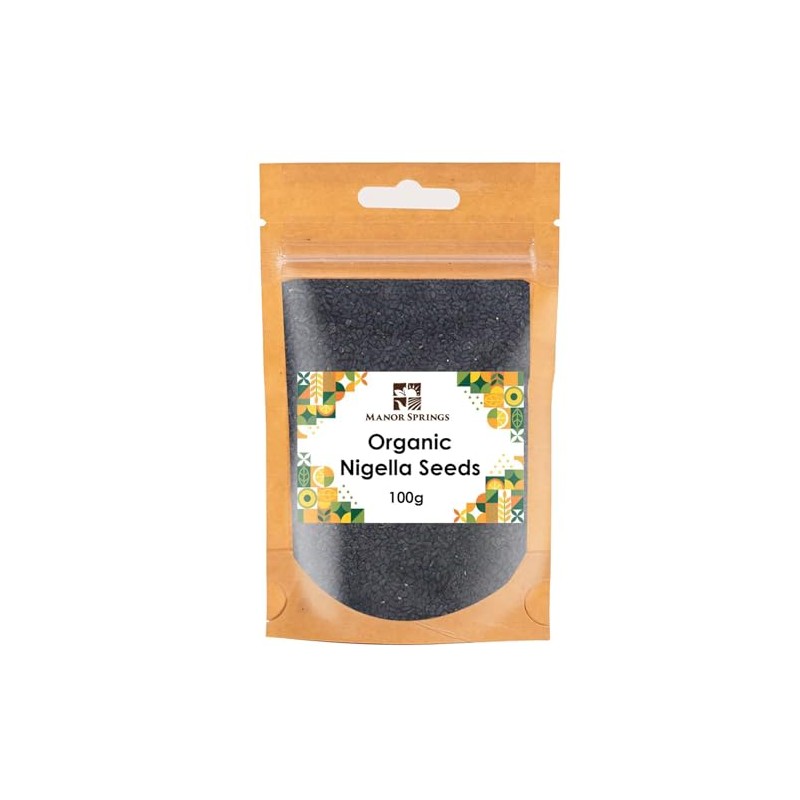 Organic Nigella Seeds 100g by Manor Springs Organic