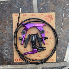 ODYSSEY BMX EVO 2.5 BICYCLE U-BRAKE KIT PURPLE / BLACK LIMITED EDITION SUNDAY