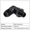EVIL ENERGY 10AN Male Flare to 3/8" NPT 90 Degree