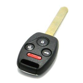 OEM Electronic 4-Button Remote Head Key Fob Compatible with 2012-2013 Honda Civic (FCC ID: N5F-A05TAA, P/N: 35118-TR0-A00)