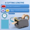 Frifreego Automatic Tape Dispenser, Electric Ribbon Cutting Machine, Upgraded Silicone