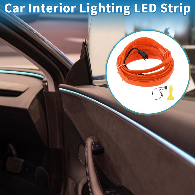 A ABSOPRO 5m EL Wire Cable LED Glow String Light