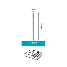 Dremel 7122 Diamond-Coated Cutter ø 2.4 mm