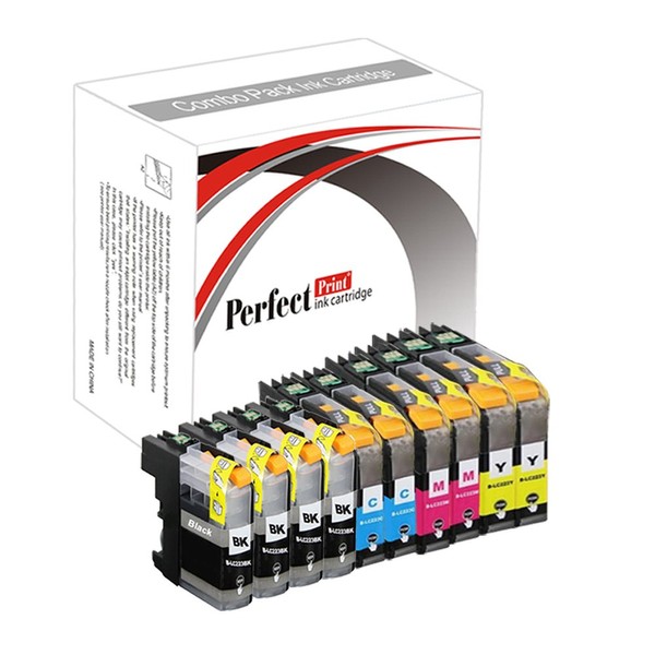 10 PerfectPrint Compatible Ink Cartridge Replace LC225XL/227XL For Brother Printers