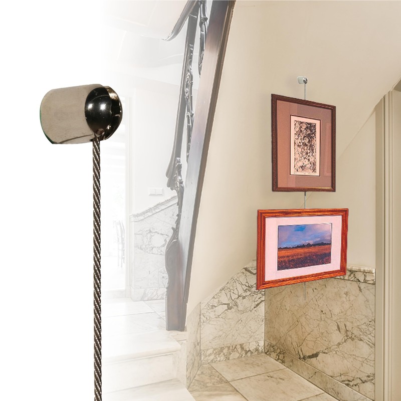 PHS Adjustable Picture Hanging System - Bullet Hanger with Steel
