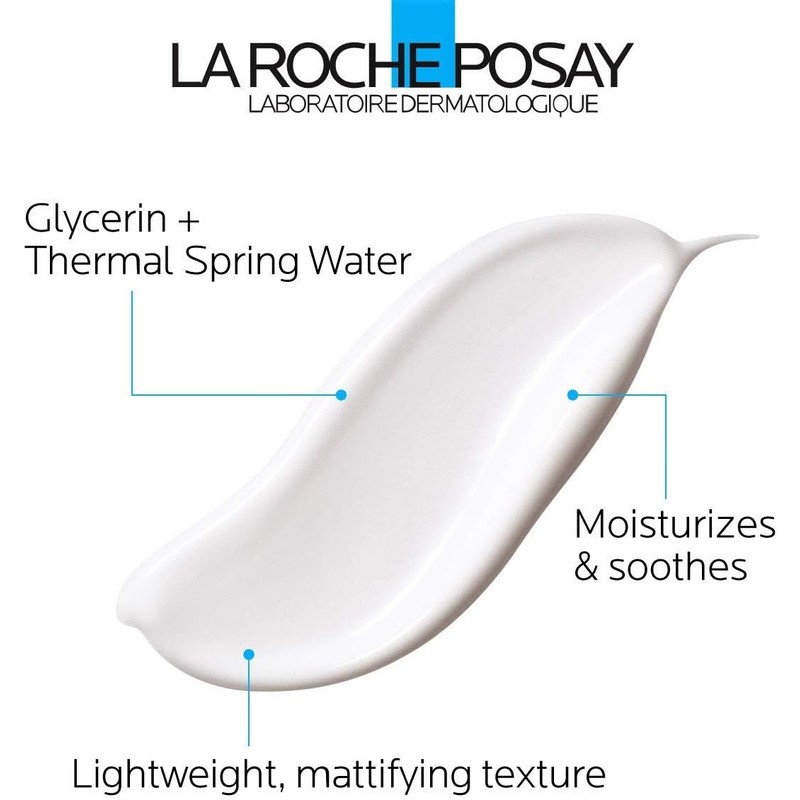 La Roche-Posay Toleriane Sensitive Fluide Protective Moisturizer, Oil-Free, 1.35 Fl.