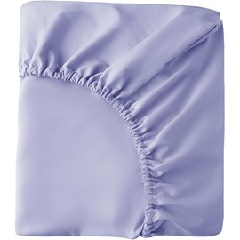 HBHLFZ Crib Sheet, 28x52 Inch Super Soft and Comfortable Microfiber Crib Sheet - 8 Inch Deep Pocket Fitted Crib Sheet - Fits Standard Cribs and Toddler Mattresses - Fits Boys & Girls, Light Purple