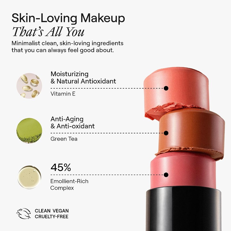 Nudestix Nudies Matte Lux Cream Blush 3-in-1 All Over Face