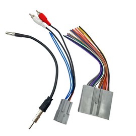 Radio Speaker Wiring Harness with RCA Adapter Plug Aftermarket Stereo Install Wire Cable Compatiable with Ford 2006-2012, Lincoln 2006-2010, Mercury 2006-2009