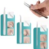 7 Piece Square Plug Tweezers, Tenless Precision Tweezers, Pore Care