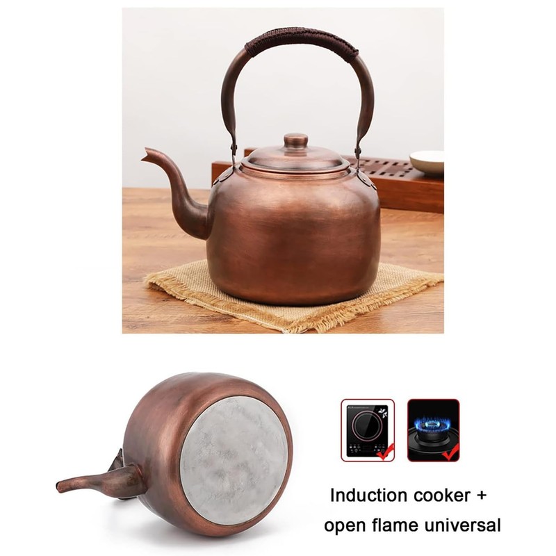 Generic Whistle Tea Pot,Tea Kettle,Copper Kettle,water boiling beep,with Ergonomic Handle,