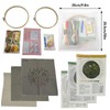REGODI 3 Sets Embroidery Stitches Practice Kit for Beginners with