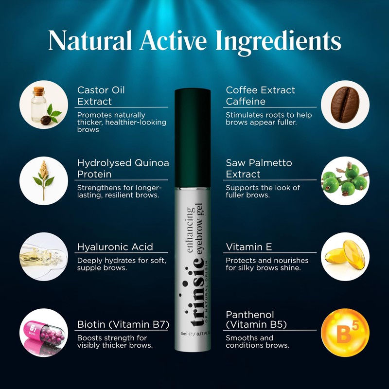 TRINSIC Eyebrow Gel | Advanced Brow Growth Gel with Peptides