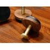 CrweanWcee Magnetic Hook, Wall Hook, Strong Magnetic Hook, Wooden, Walnut,