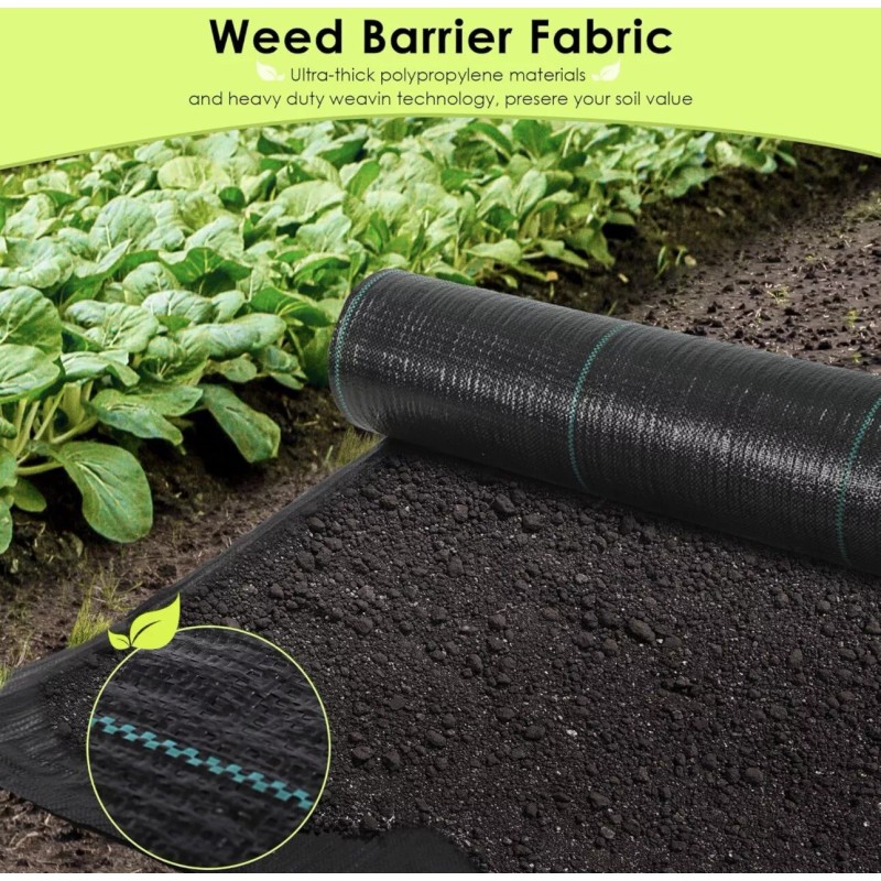 Rengue Weed Barrier Landscape Fabric 3 X 300 FT 2.4OZ